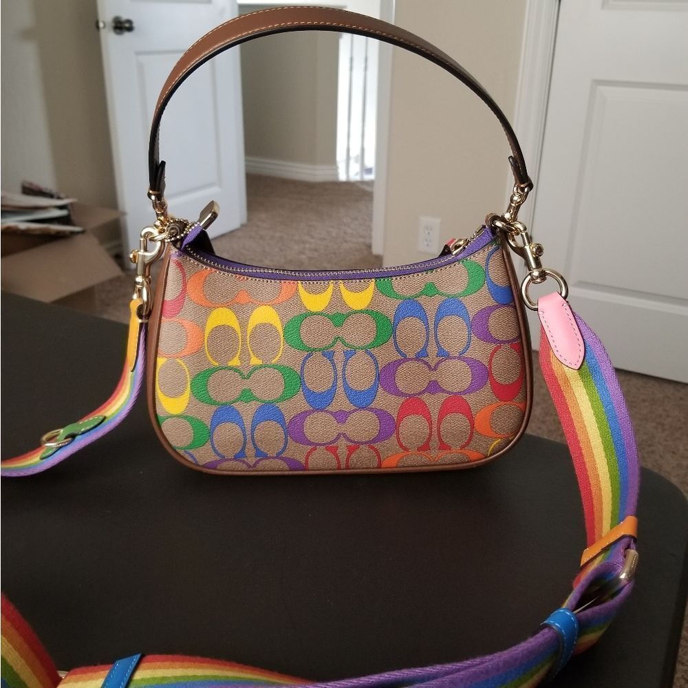 Coach Teri Crossbody in Rainbow - Picture 5 of 8